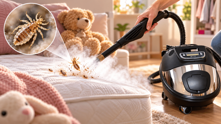 Läuse zum Schul- und Kindergarten Start – effektiv bekämpfen mit heißem Dampf – Team Clean